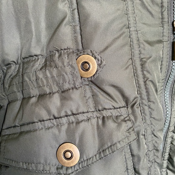 Dollhouse Outerwear Olive Green Hooded Puff Jacket - Picture 4 of 4